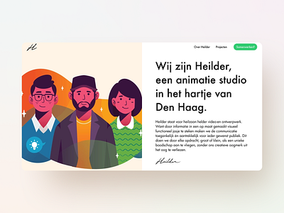 Heilder illustration branding design graphic design illustration startup vector web design