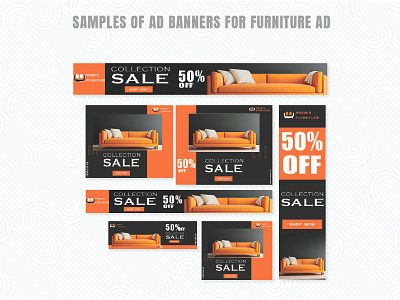 Ad banners- samples created for a furniture based store branding creative design entrepreneur facebookads furnituredesign googleads homedesign interiordecor interiordesign onlinemarketing sofa uxury woodworking