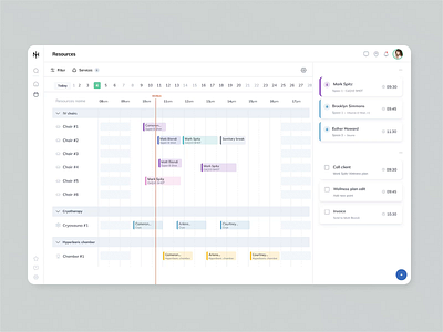 Medical Staff Calendar after effects appointments calendar clean doctor figma healthcare interface medical motion muzli patient product ui ux web