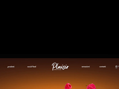 Plaisir new digital identity anima branding design hero pastry plaisir prototype ui ux website