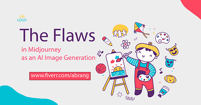 💡 The Flaws in Midjourney as an AI Image Generation ✨ abrang ai image article article banner bug colorful design character fan art fiverr flaws free template illustration little boy midjourney midjourney bug rebound rebound shot simple background ui vector