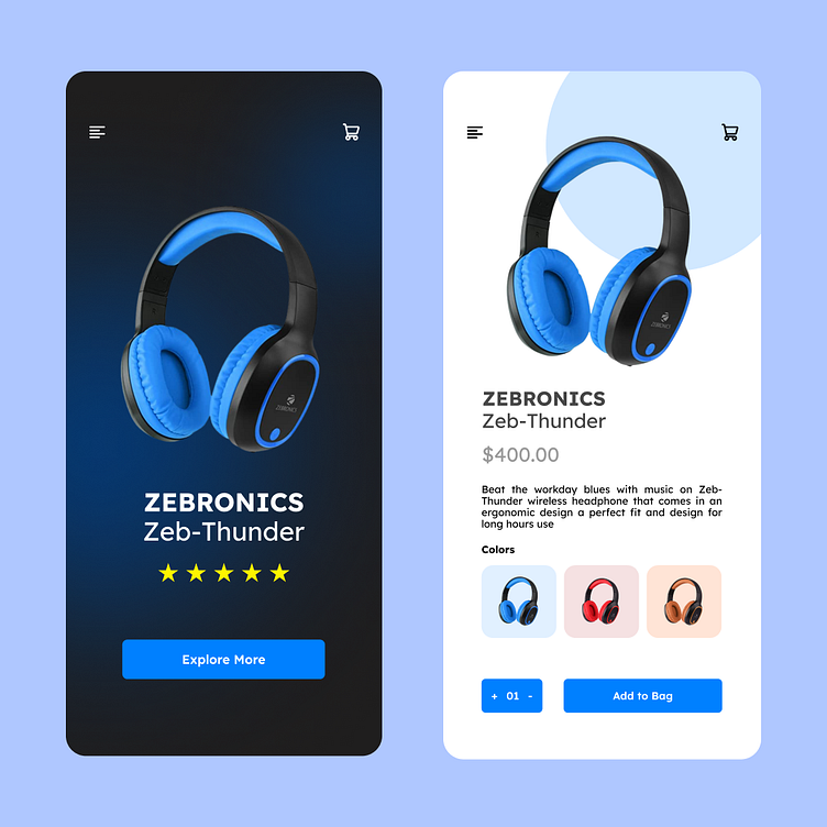 Product Page Ui Design