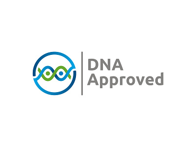 DNA Approved Logo sticker