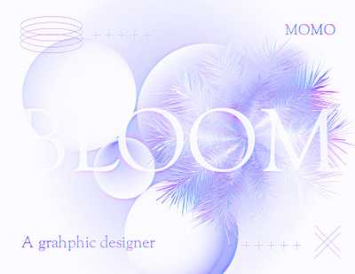 Blooming branding color design graphic illustration inspiration shape visual