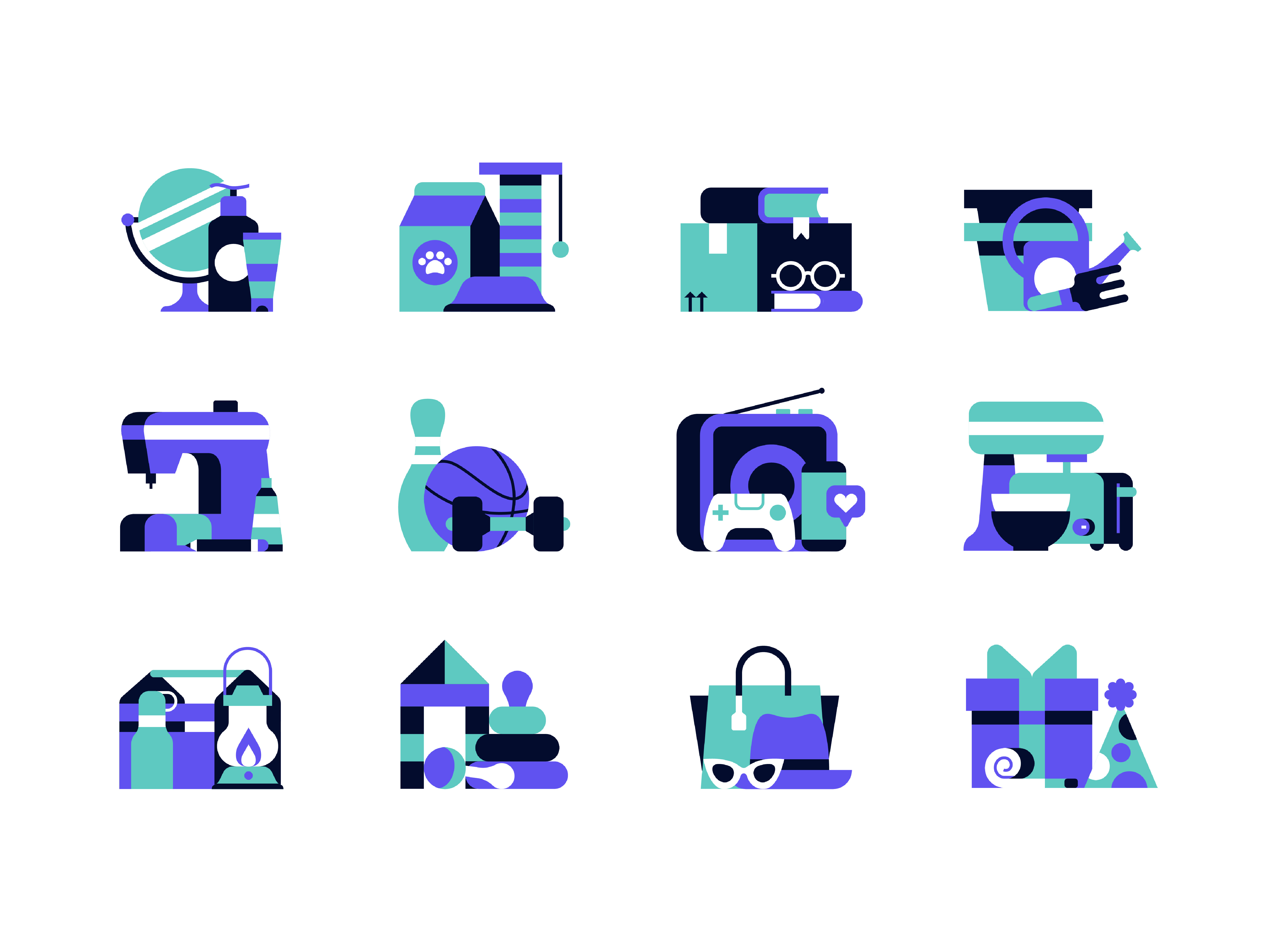 Animated Icons 2d animation animated iconography animated icons animation app brand branding design graphics iconography icons illustration motion motion graphics move online online store path vector website