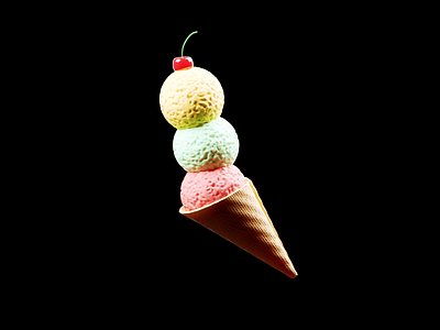 Cooldown 3d 3d animation animated animation blender blender3d candy food ice ice cream illustration loop looping sweets