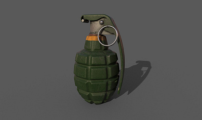 Grenade 3D model 3d 3d model animation games