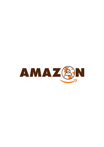 Amazon - Brand Identity Design bold font branding clean design illustration logo minimalist typography vector