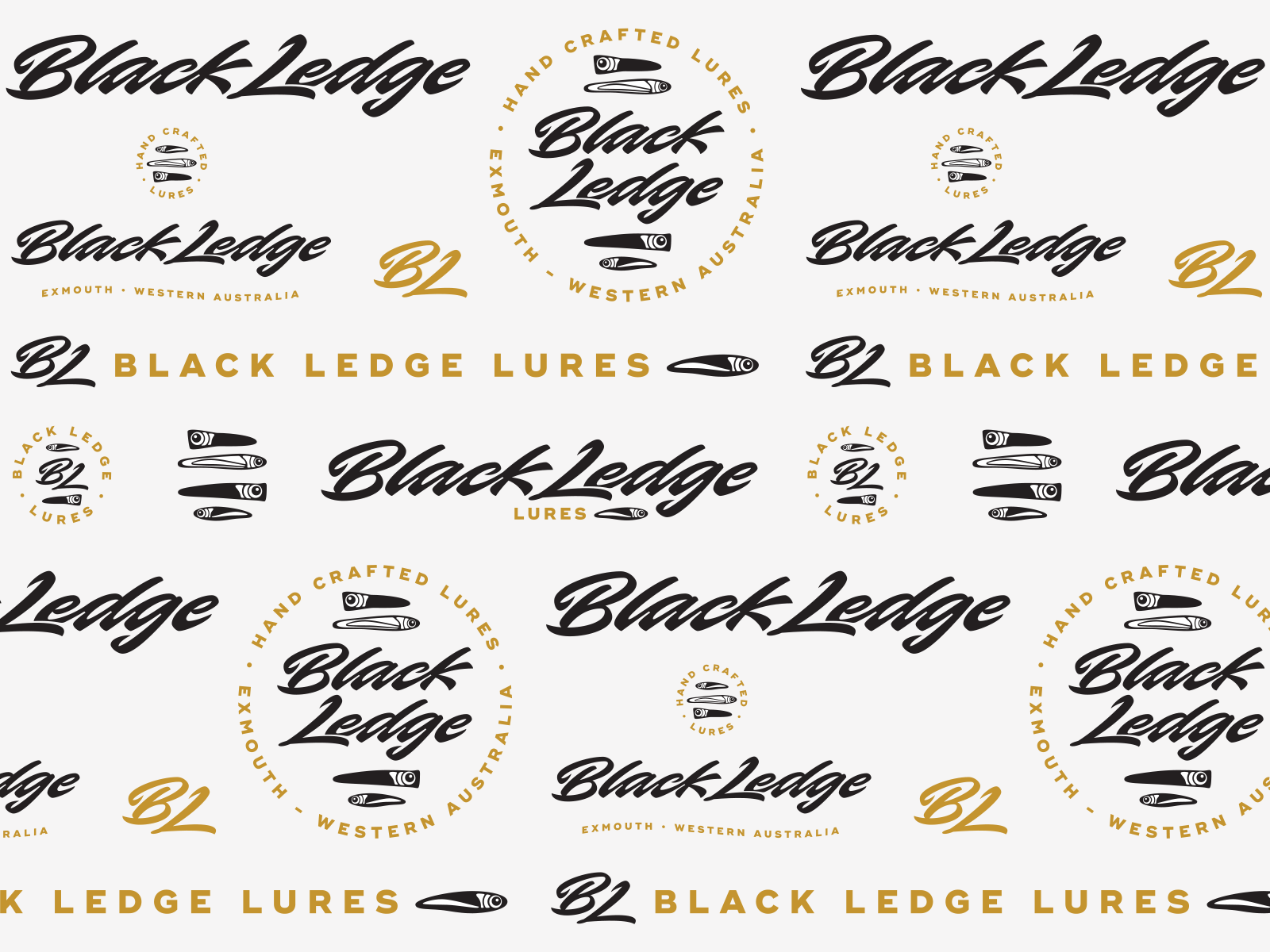 Black Ledge Logo Suite by Matt Vergotis on Dribbble