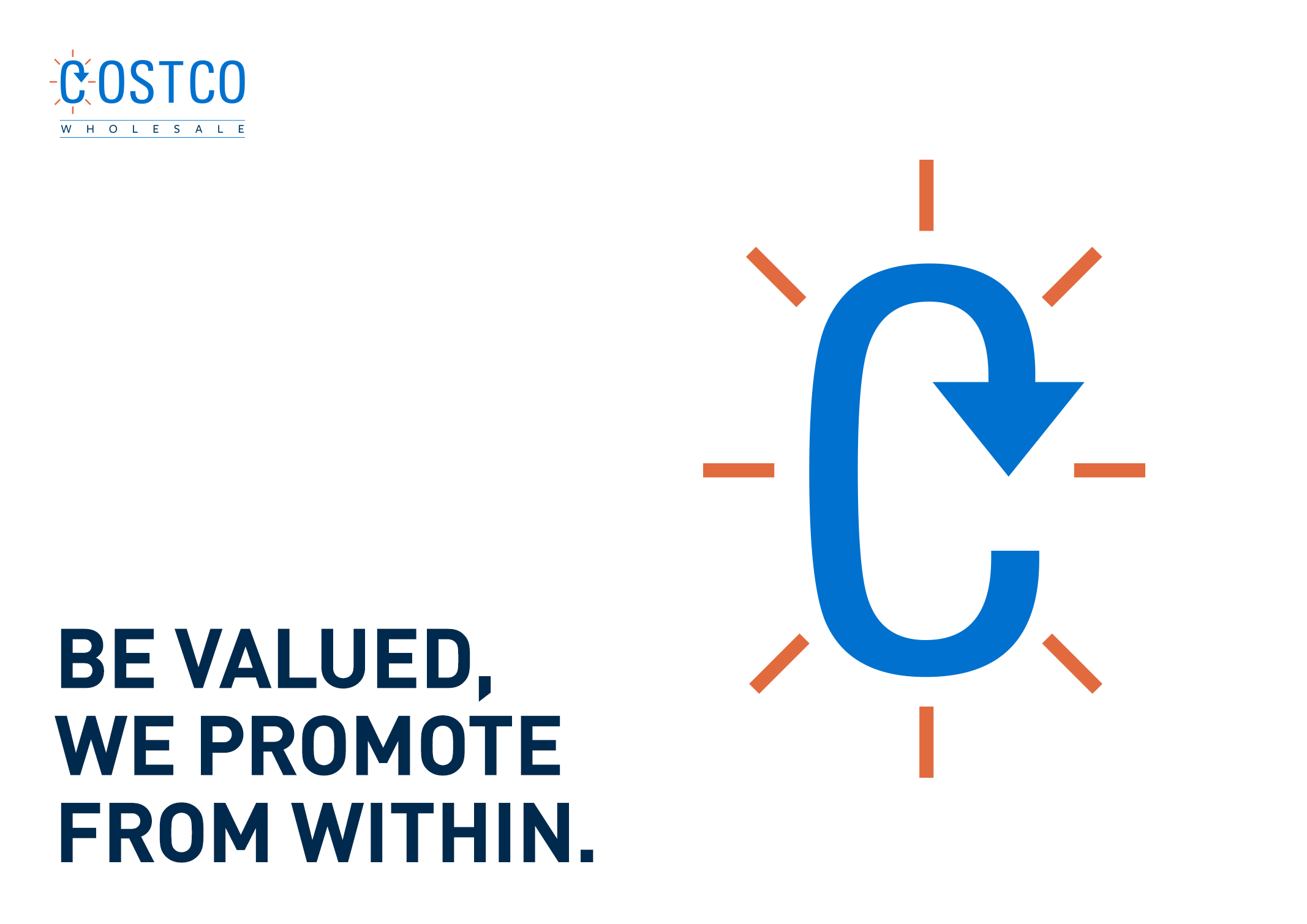 Costco Wholesale - Brand Identity Design bold font branding clean design illustration logo minimalist typography vector