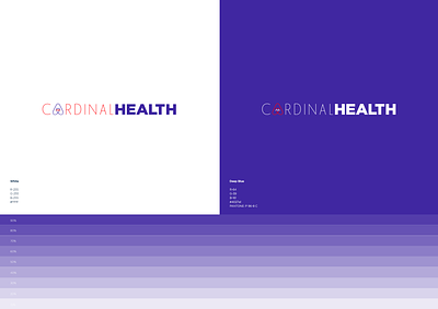 CardinalHealth - Brand Identity Design bold font branding clean design illustration logo minimalist typography vector