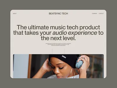 Beatsync web design figma music music website ui web web design webdesign website websites