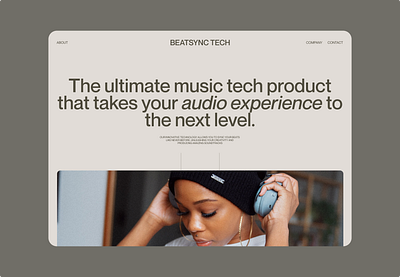 Beatsync web design figma music music website ui web web design webdesign website websites