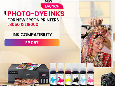 Photo Dye Ink for Epson L8050 cartridge dye ink epson inkjet ink new launch photo printing ink splashjet ink