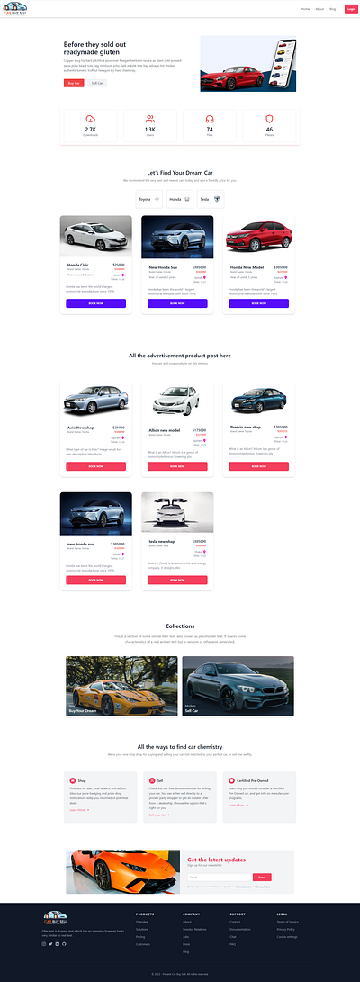 car buying and selling web application car buy