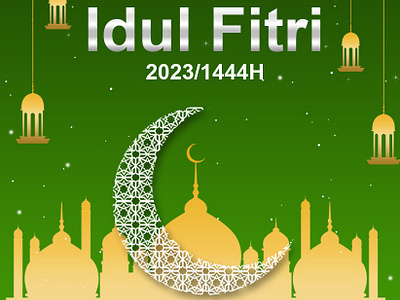 Eid illustration graphic design