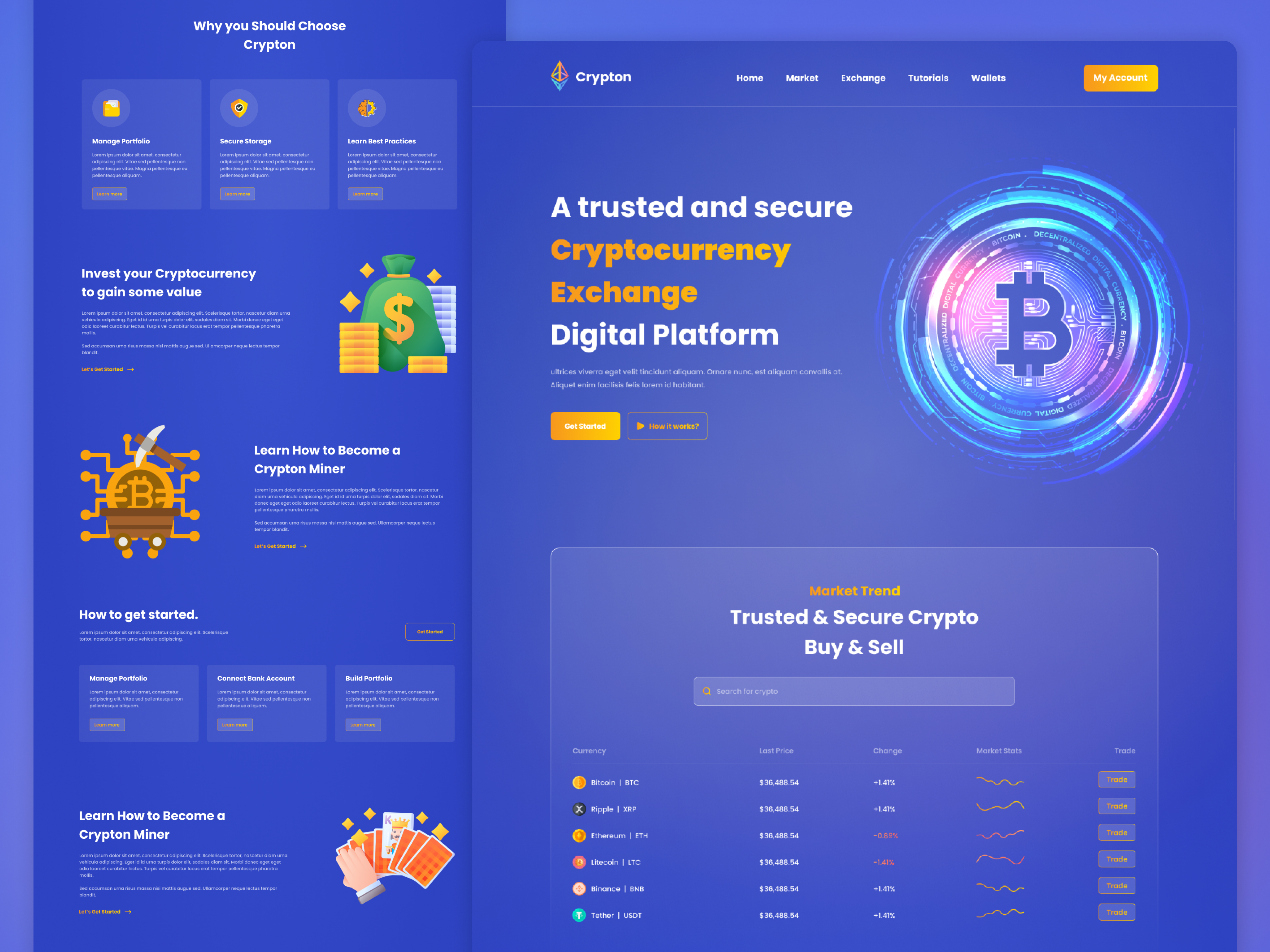 Example of Modern & Creative Website UI/UX Design