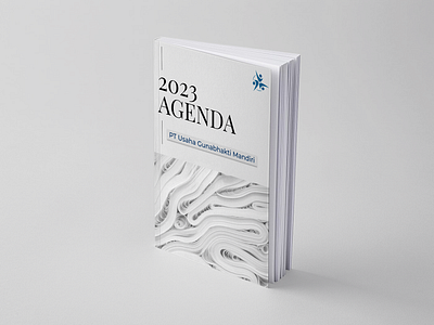 2023 Agenda Book Design for Outsourcing Company agenda book cover branding design
