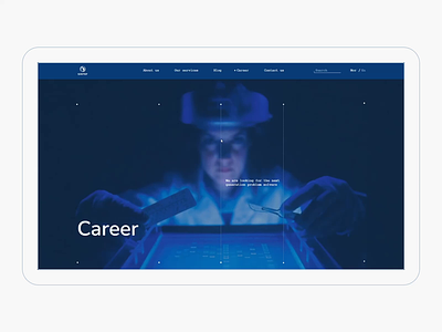 Career page concept for a research organization animation concept corporate website design minimal redesign research science sintef ui ux uxui web web design webflow webflowdesigner website website development