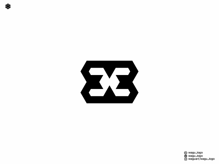 X + E Monogram Logo by WAGU_LOGO on Dribbble