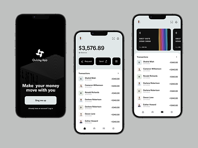 Finance mobile app design app design card app finance app fintech app ios mobile payment payment app product design ui ux