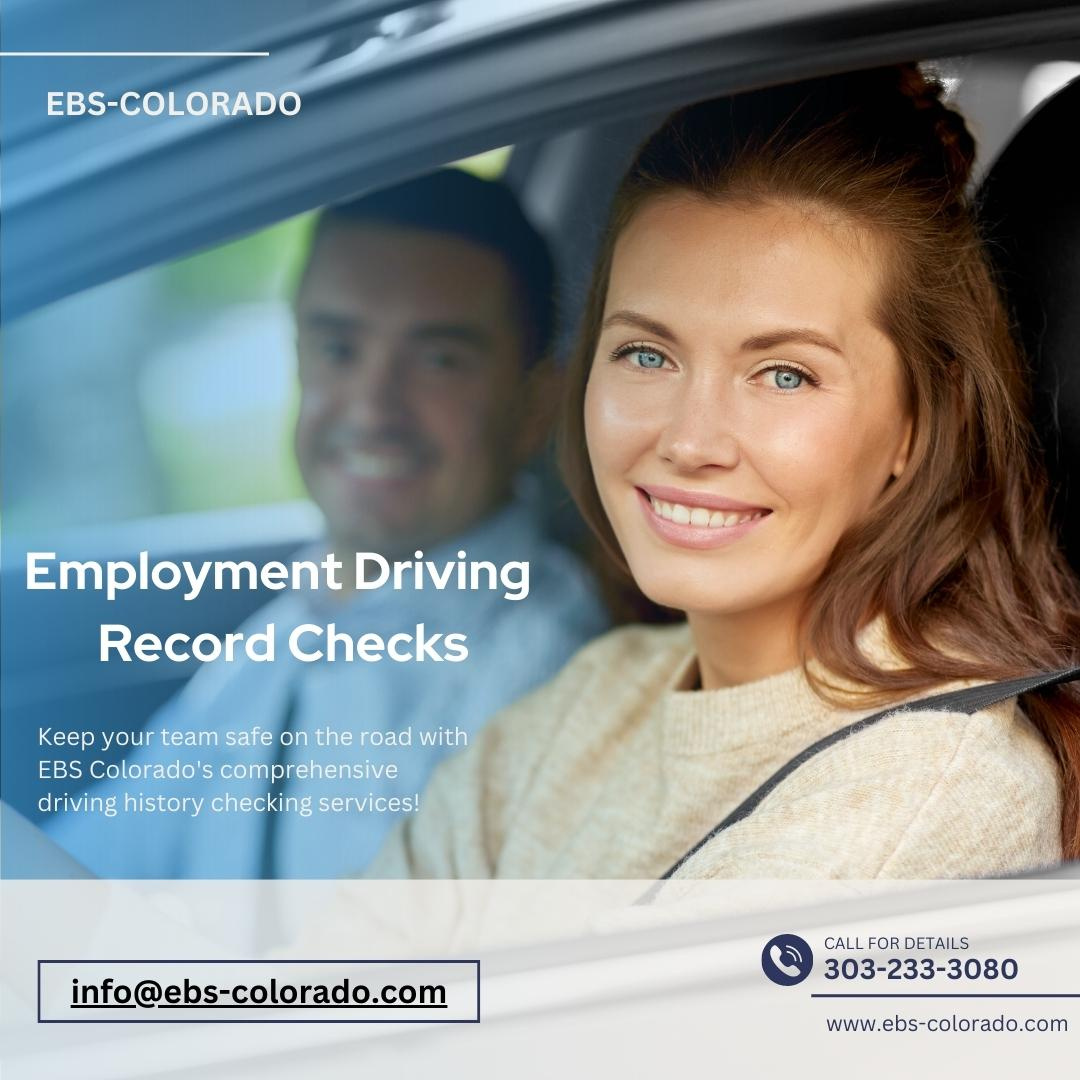Check Your Own Driver Record Request on EBS Colorado by Background