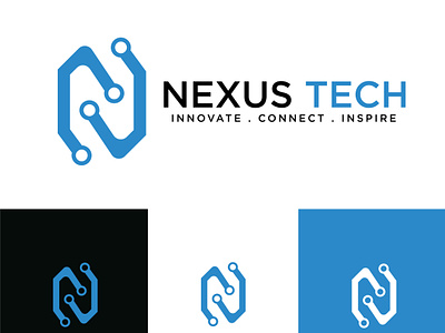 Nexus Tech Logo best logo brand identity branding creative logo graphic design logo logo design logofolio logos n logo nexus nexus logo tech tech logo technology logo vect plus