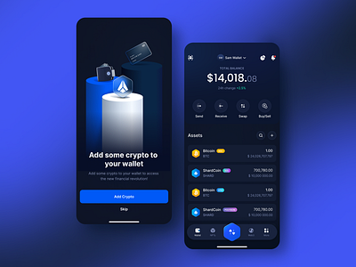Infinity - Web 3.0 Case Study application design bitcoin blockchain crypto crypto wallet cryptocurrency exchange investment ios app design mobile app mobile app design mobile app screens mobile screens mobile web 3.0 design trading ui web 3 web 3.0 web 3.0 design web 3.0 mobile app