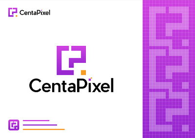 CentaPixel branding graphic design logo pixel