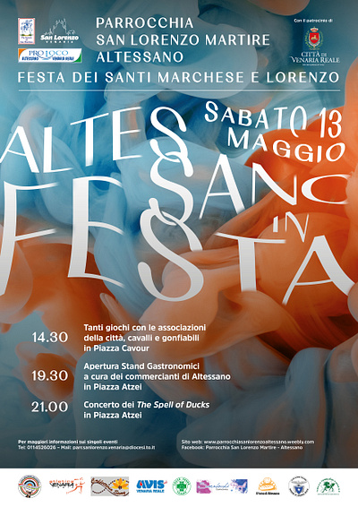 Festa Altessano – Venaria Reale design graphic design
