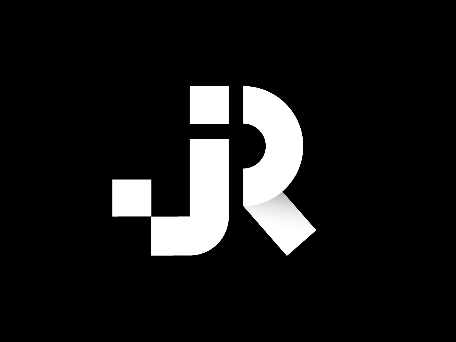 Premium Vector | Initial jr logo letter design template vector