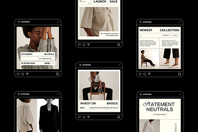 Neutral Instagram Template branding canva canva template instagram instagram template
