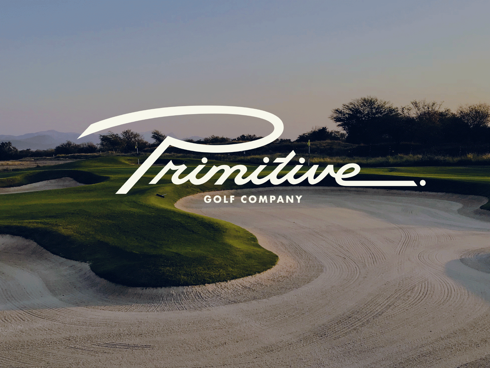 Primitive artdirection branding calligraphy custom design flow golf goodtype highend identity lettering logo logomaker logos primitive script type unique vibes visual