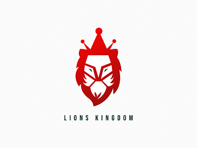Lions Kingdom | Logo Design branding lion lion logo logo logo design logo mark logofolio logoli logos mascot tiger vector