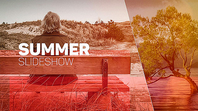 Bright Summer Slideshow (AE Template) aftereffects brand broadcast corporate design event intro logo motiondesign motiongraphics opener pack production promo slideshow social stomp template titles typography