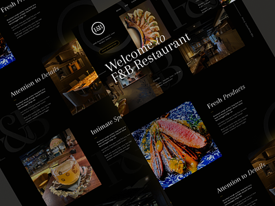 Project for a restaurant website cafe design food graphic design restaurant ui ux web web design