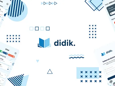 Learning Management System, "didik." app branding design graphic design illustration logo mobile modern ui uiux ux