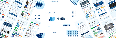 Learning Management System, "didik." app branding design graphic design illustration logo mobile modern ui uiux ux