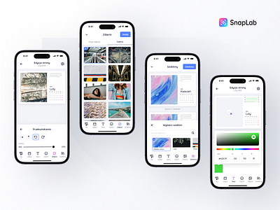 SnapLab - Mobile Calendar Editor app appdesign creativedesign design designprocess editor inspiration mobileappdesign printcreation prototyping ui uiux userexperience ux uxdesign wireframing