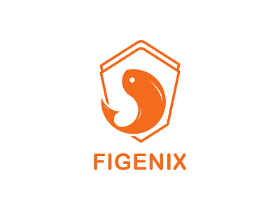 Figenix | Logo & Brand Identity Design branding design fish fish business fish logo fishing logo logo design logofolio logoli logos