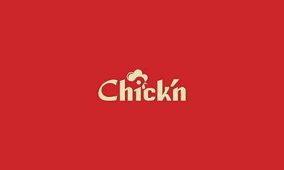 Chick'n branding chicken logo chickn fastfood food branding graphic design logo ui