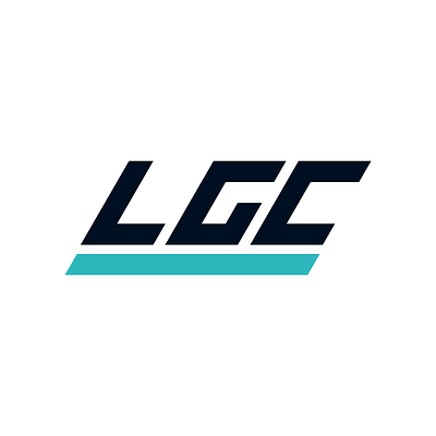 LGC Laser company branding laser logo minimal simple icons simple logo vector