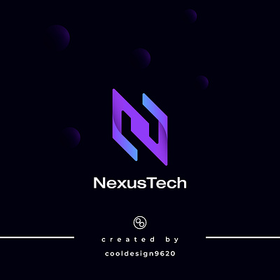 NexusTech abstract best logo brand identity branding design gradiant graphic design logo logo design logomark minimal modern n letter tech logo