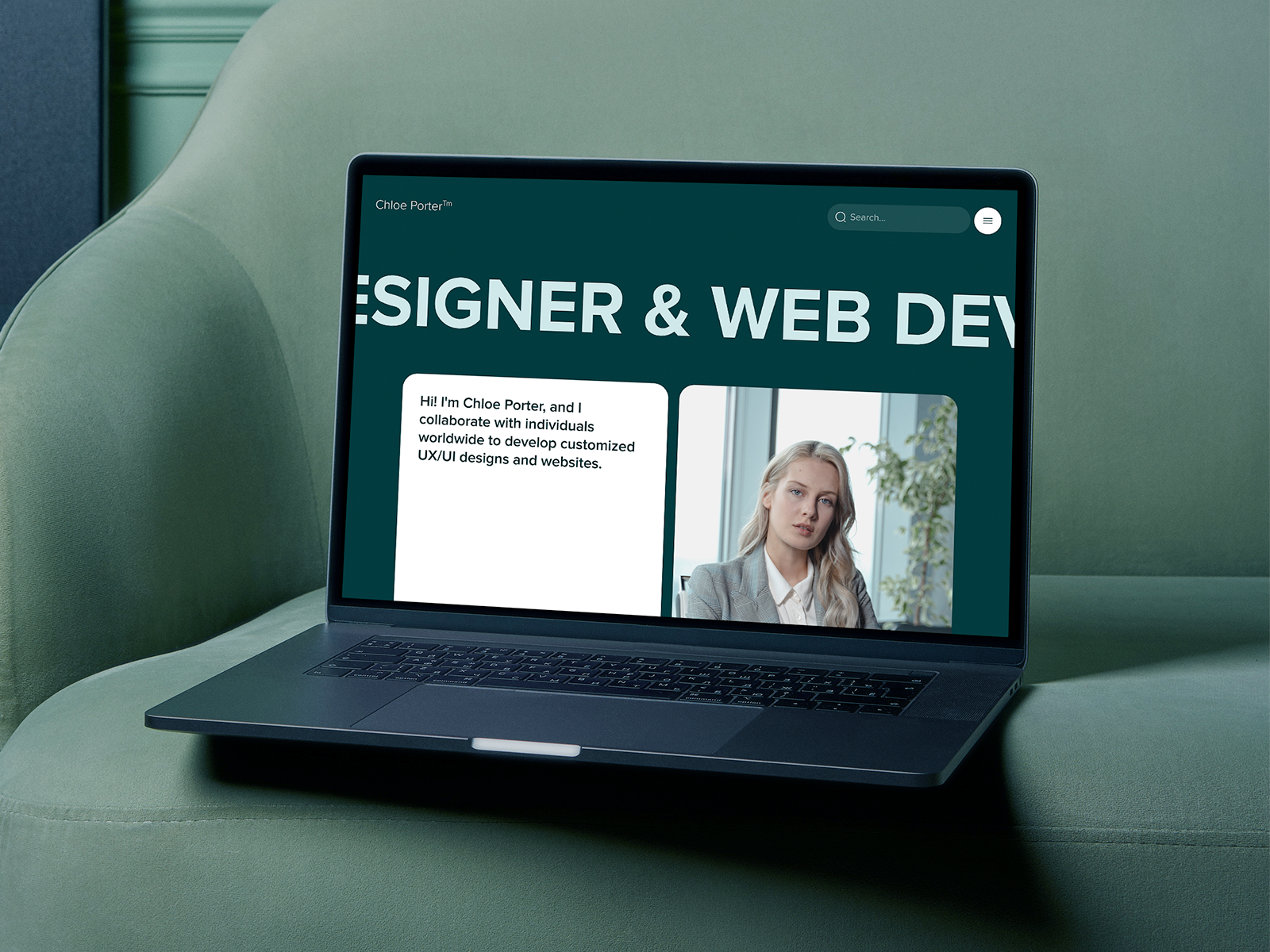 Chloe Porter - Personal Portfolio agency website branding clean company creative creative agency creative direction design graphic design landing page portfolio portfolio website studio typography ui ux web website