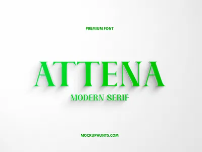 Free Attena Modern Serif Typeface attena font free free font serif serif font