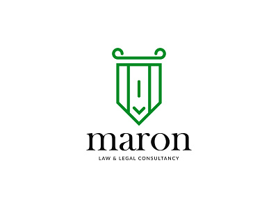 Maron Law & Legal Consultancy | Logo & Brand Identity Design branding design law law agency law firm law logo layer logo logo design logofolio logoli logos