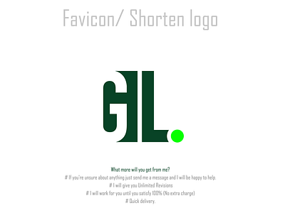 GL Logo Design. branding design flat logo freen logo g logo gl logo gl logo design graphic graphic design green logo illustration logo logo design rifat mahmud rm studio rmstudio typography ui ux vector