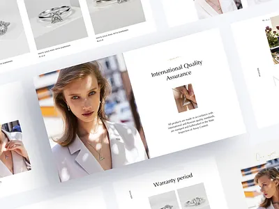 JEWELRY STORE concept design e commerce e store ui uidesign usdesign ux visual