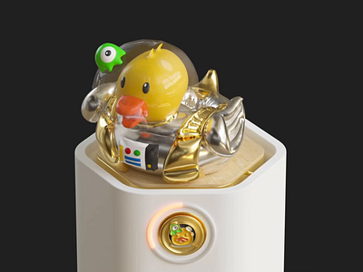 #7 - Duckstronaut toy