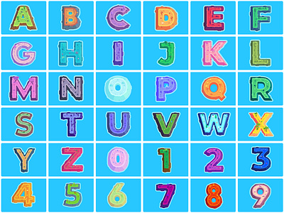 36 Days of Type | All Letters 36daysoftype affinity designer alphabite flat illustration island isometric landscape letters magic vector